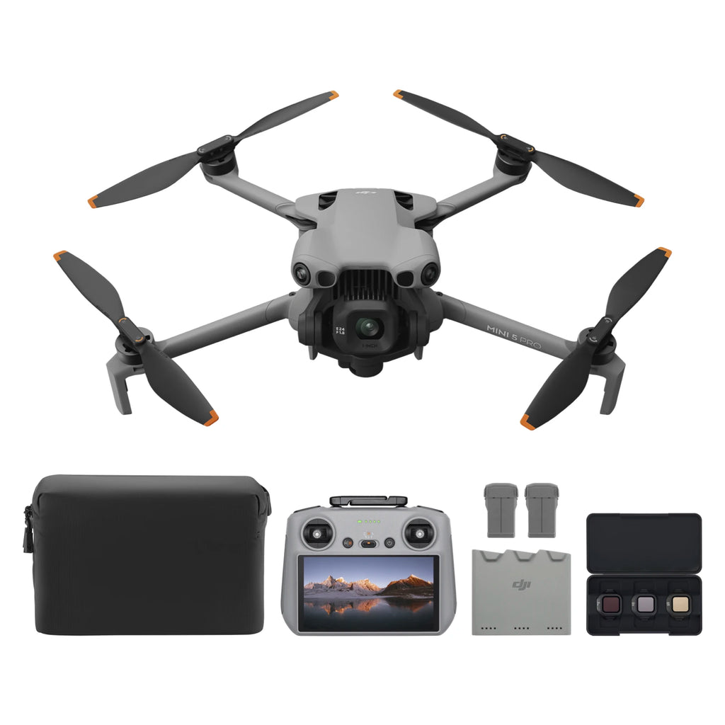 D J I Mini 5 Pro Fly More Combo (Dji Rc2), 4X Drone