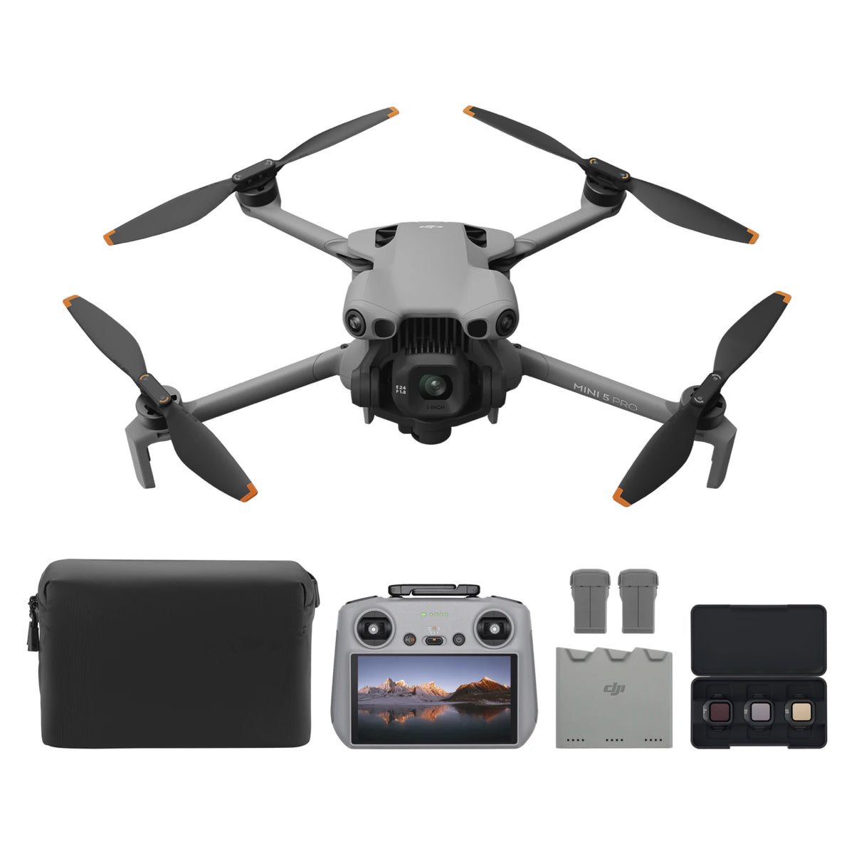 D J I Mini 5 Pro Fly More Combo (Dji Rc2), 4X Drone