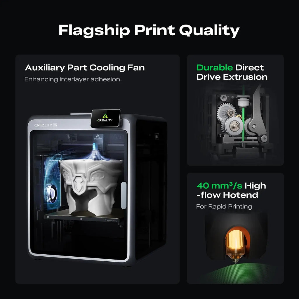 Creality K2 Combo High-Speed 3D Printer CFS Multi-Color Material Box Combination Set 600 MM/s Printing Size 260 * 260 * 260mm
