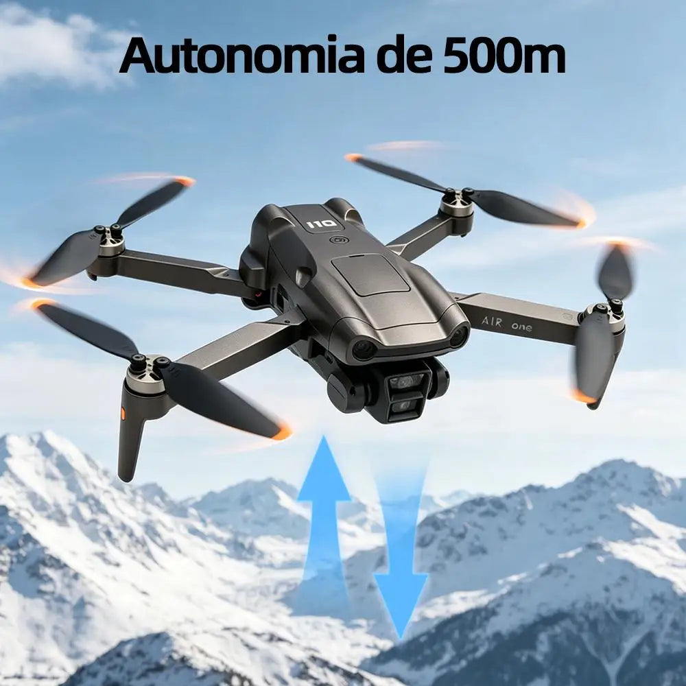Drone DLI-Air One Profissional Com GPS Retorno Automático, Câmera Dupla 4K HD E até 25 Minutos De Voo Para gravação Ao Ar Livre
