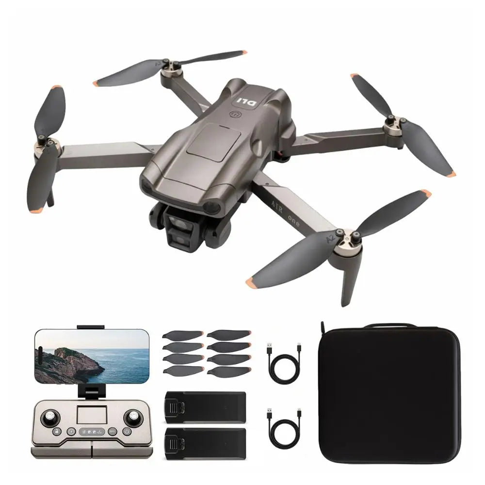 Drone DLI-Air One Profissional Com GPS Retorno Automático, Câmera Dupla 4K HD E até 25 Minutos De Voo Para gravação Ao Ar Livre