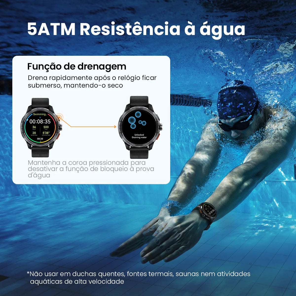 HAYLOU Solar Ultra GPS Smartwatch 1.6” AMOLED Display 5ATM Waterproof Built-in GPS Bluetooth Phone Calls Sports Smart Watch