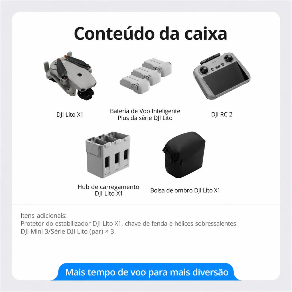 Dji Lito X1 Fly More Combo Plus (Dji Rc 2), Drone