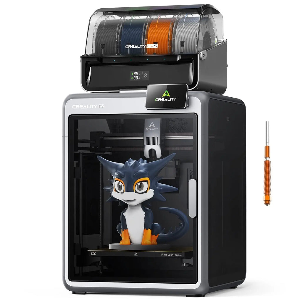 Creality K2 Combo High-Speed 3D Printer CFS Multi-Color Material Box Combination Set 600 MM/s Printing Size 260 * 260 * 260mm