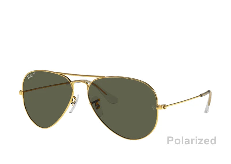Rayban original Classic 3025 Aviator Pilot Shaped Gradient Sunglasses with Glass Lenses Unisex Eyewear in box