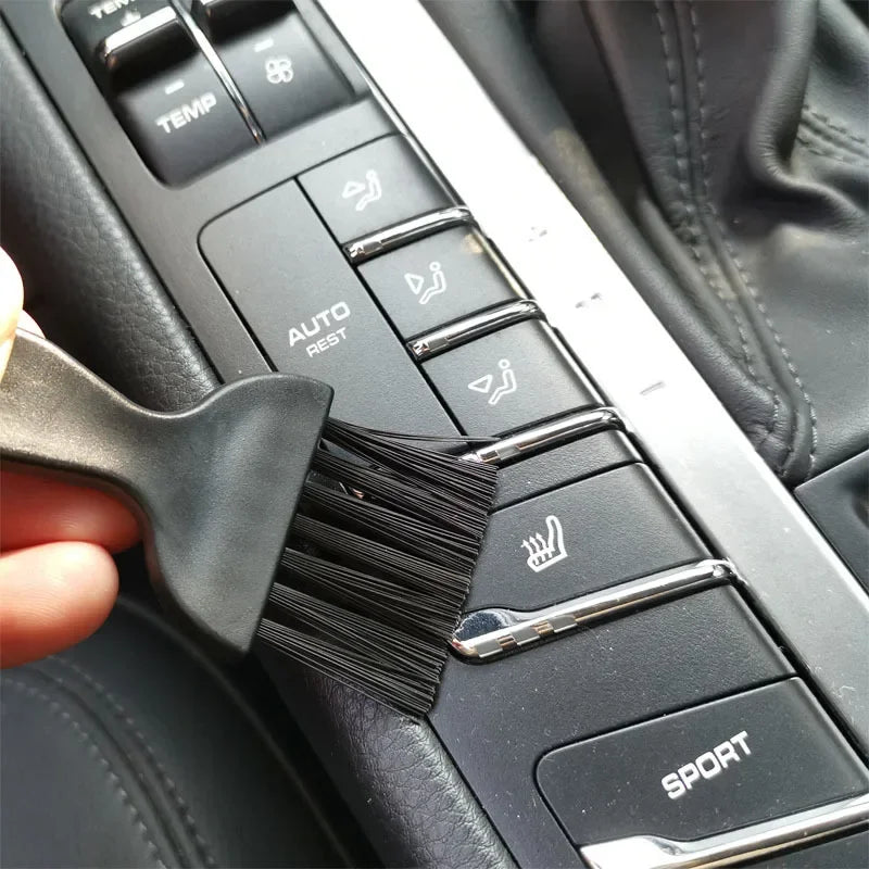 6 in 1 Black Keyboard Cleaning Brush Kit Small Computer Dust Brush Cleaner Anti-static For Laptop USB Household Cleaning Tool