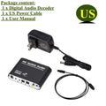 WVVMVV5.1 CH Audio Decoder SPDIF Coaxial to RCA DTS AC3 Optical Digital Amplifier Analog Converter Amplifier HD Audio Rush