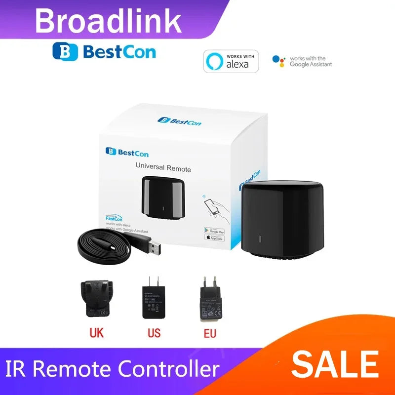 Broadlink RM4C mini Universal Wifi IR Mini Remote Control Compatible Alexa Google Assistant For AC