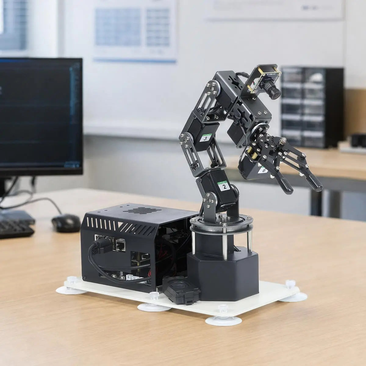 Yahboom DOFBOT Ultra High-Performance AI Robotic Arm Kit Support Python ROS2 MoveIt 3D Depth Vision for Robotics Research