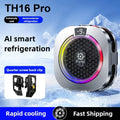 TH16 Pro High-Power AI Strong Cooling Semiconductor Magnetic&Back-clip Mobile Phone PUBG Game Cooler for IPhone Android Radiator