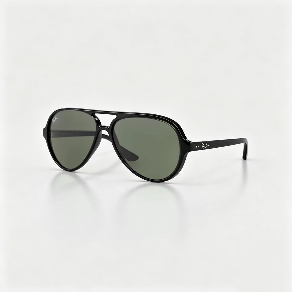 Rayban Original 4125 CATS 5000 Classic Sunglasses with Glass Lens in Box