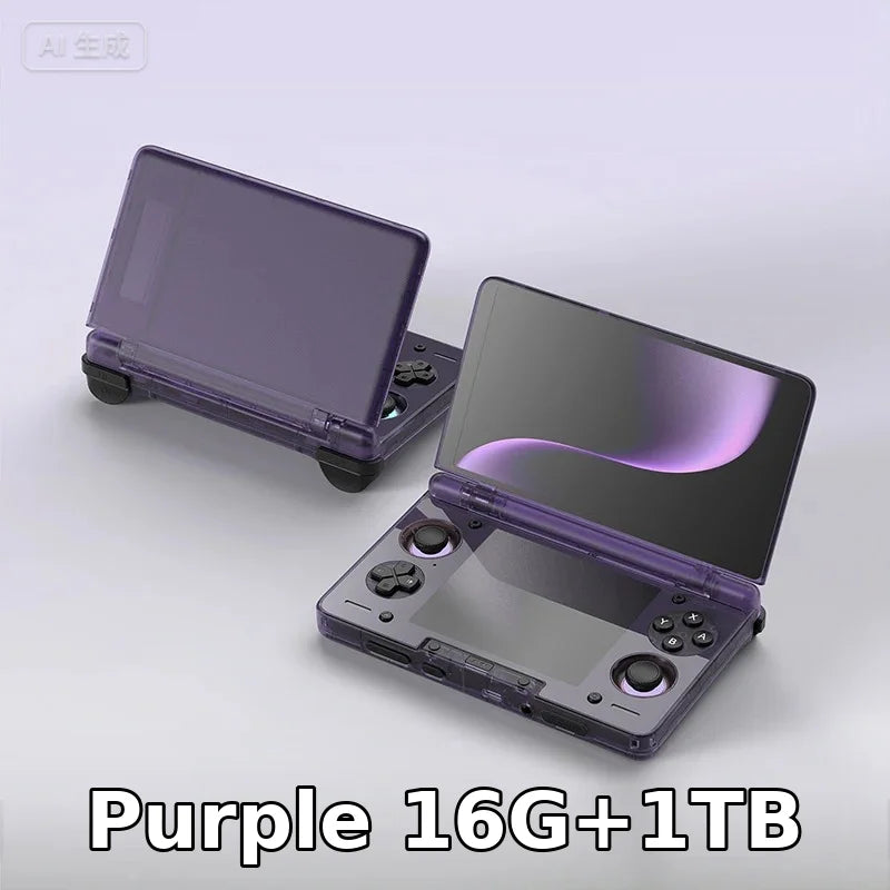 AYN Thor Handheld Game Console Dual Screen Flip 6 OLED 120 HZ 1080*1920 Screen SD 8Gen 2nd Version 16GB+1t Handheld Game Player