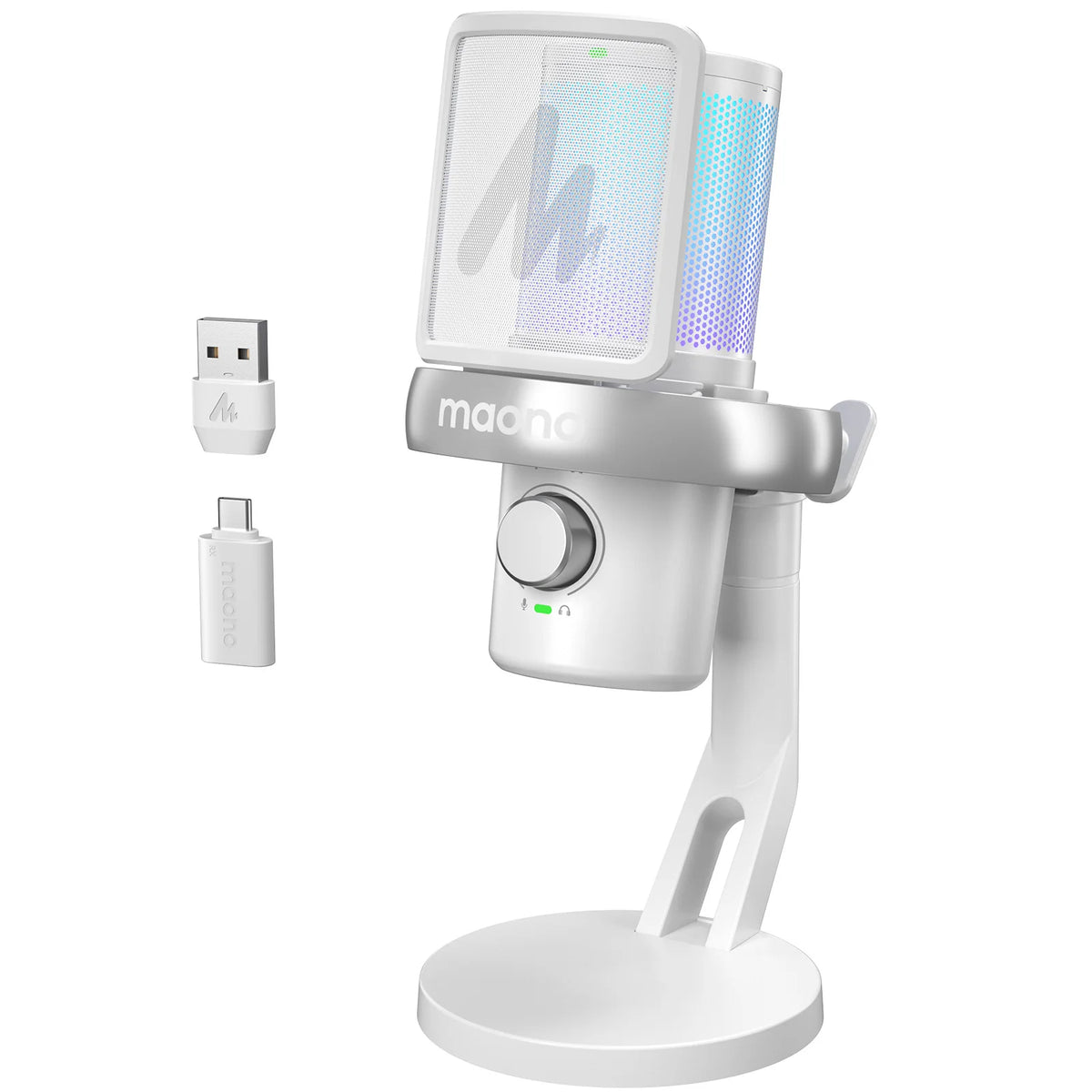 Clearance Sale MAONO DM40 Pro USB Condenser Microphone Wireless Microphone With Desktop Stand for PC Gaming Live Streaming