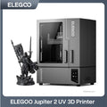 ELEGOO Jupiter 2 Resin 3D Printer, 16K Large MSLA 3D Printing Machine, Auto-Leveling,  Wi-Fi Cluster, Build Size 302×161×300mm