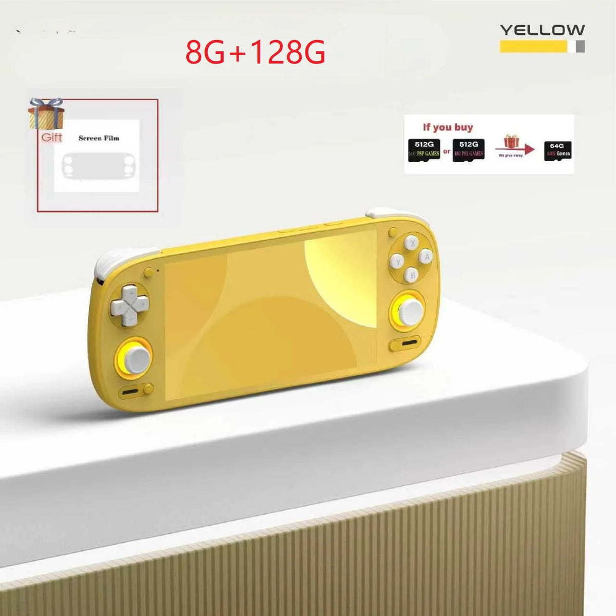 Retroid Pocket 5 RP5 Retro Handheld Video Game Console Video Player 5.5 Inch OLED Touch Screen Android13 Wifi Bluetooth PSP PS2