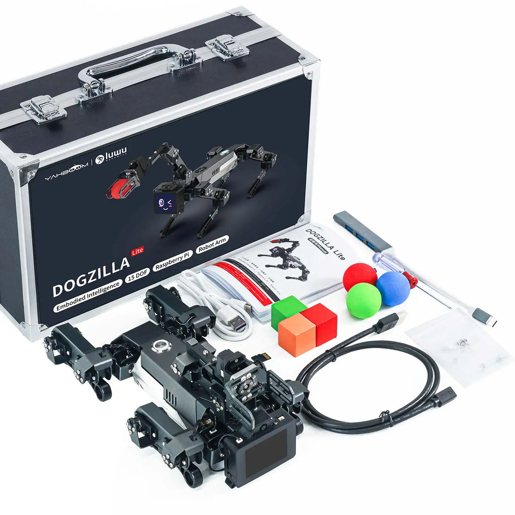 Yahboom DOGZILLA-Lite Quadruped Bionic Robot Dog AI Vision Large Model Intelligent Programming Electronic Kit for Raspberry Pi