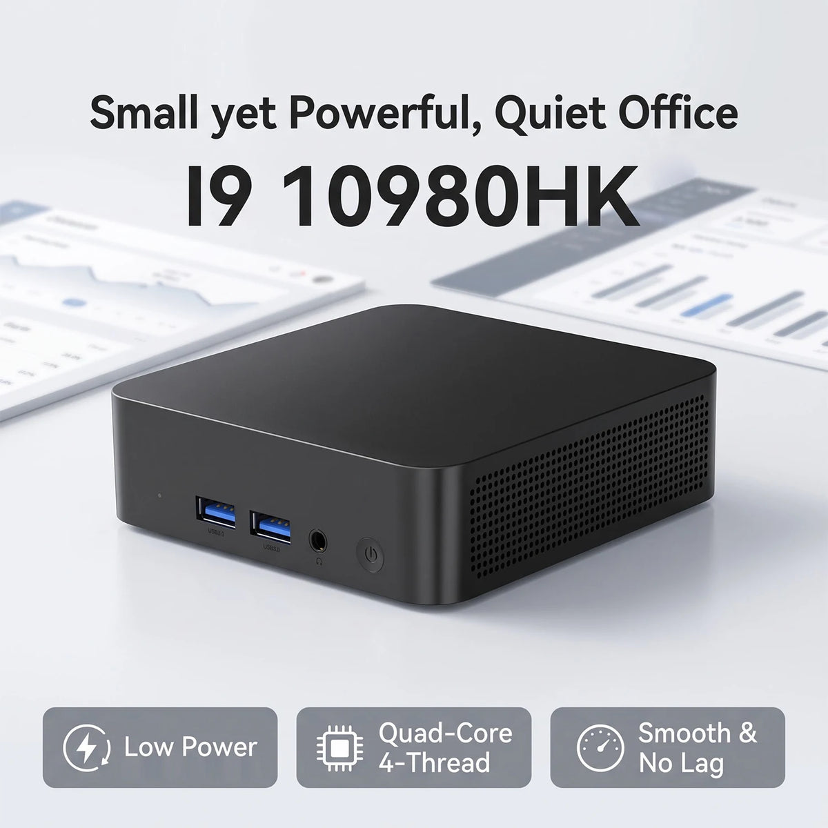 Intel Core I9-10980HK Mini PC 16GB 32GB RAM 512GB 1/2TB SSD Bluetooth 5.0 WiFi6 1000M Ethernet Windows 11 Gaming Office PC