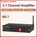 Douk Audio 5.1 Channel Digital Amplifier HiFi Bluetooth 5.0 Receiver USB/COAX/OPT Home Theater Power Amp with Subwoofer LDAC