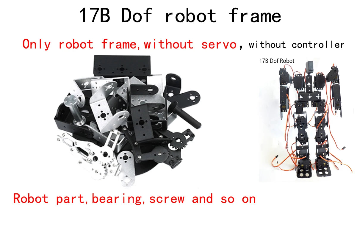 17 Dof Robot Dance Robot Biped Walking Robot for Teaching DIY Kit Servo MG996/DS3218 Educational Kit Humanoid Programmable Robot