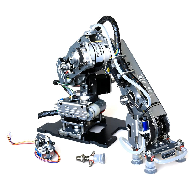 24D Industrial Robot Arm 4-Axis Stepping Mechanical Arm High Precision Planetary Reduction Motor For Gcode Programmable Robot