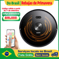 Robot Vacuum Cleaner ABIR X9,Dual Lidar,6500pa Suction,UV Cleaning, Multi-Floor Map,APP Restricted Area,Smart Home Wet Dry Mop
