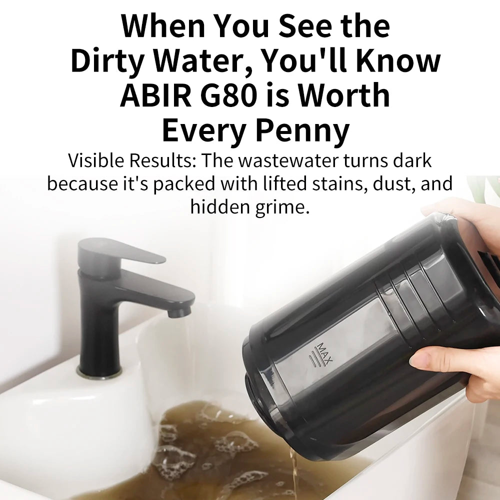 Carpet Washing Machine ABIR G80,15000PA Suction,Smart Home Appliance for Sofa Bed Clean,Smart Home Appliance for Sofa Bed Clean