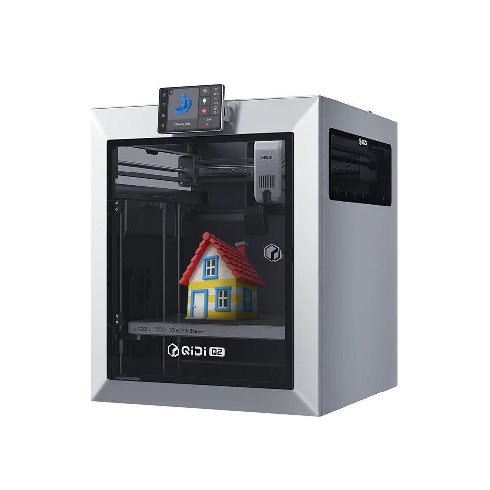 QIDI Original 3D Printer Q2 or Q2 Combo Fast CoreXY Enclosed 3D Printer 370°C Hotend 65°C Chamber Multi Material Ready