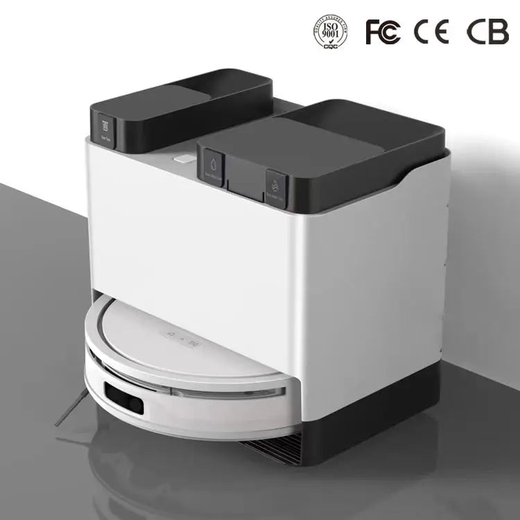 Smart Robot Vacuum Cleaner, 5000Pa Suction, Mopping Function, Automatic Cleaning, Aspiradora