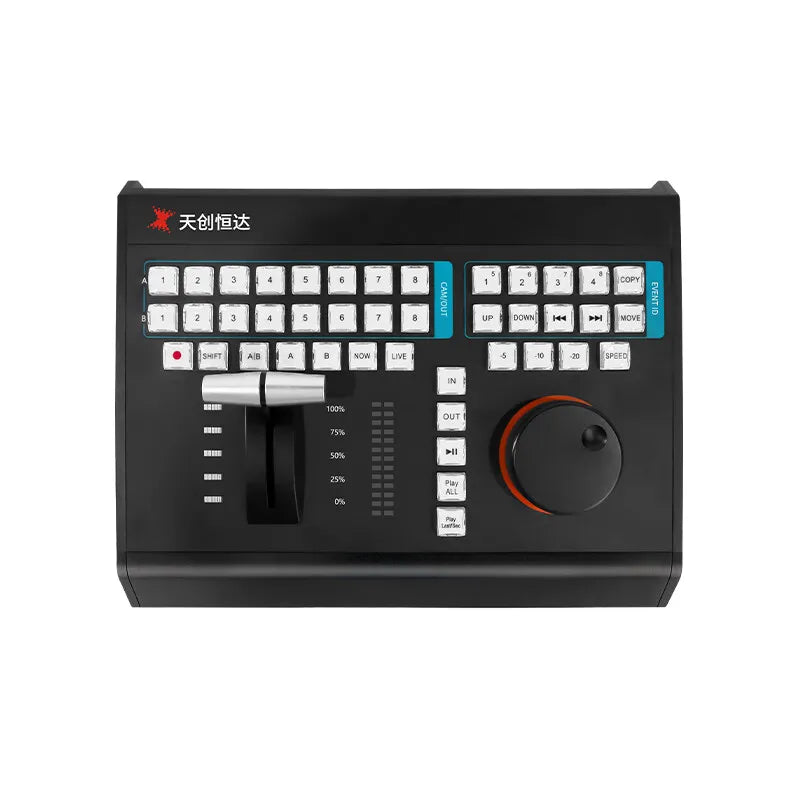 TCHDvideo 8 Channel Instant Replay Controller Keyboard for vMix Sports Live Production Slow Motion USB Video Switching Panel