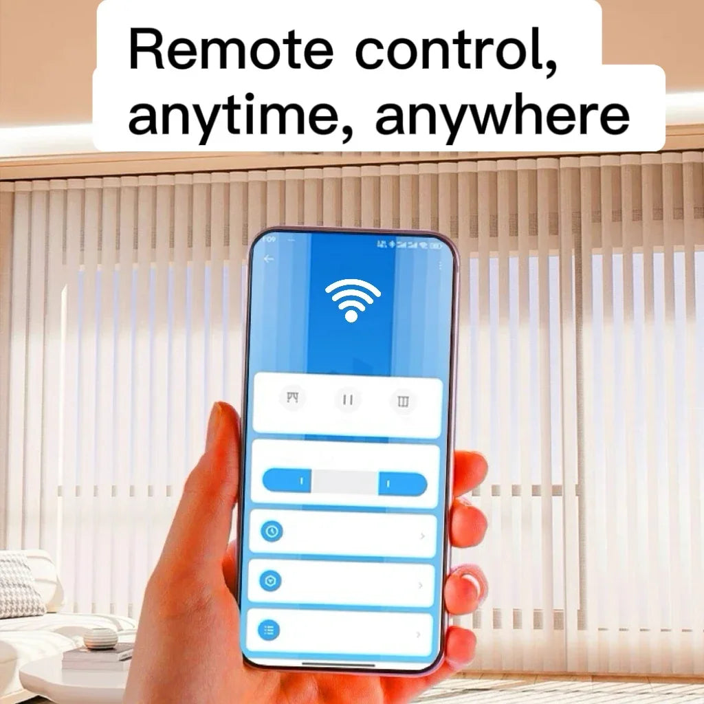 NEW!! Smart Life Tuya Wifi Electric Smart Curtains Drive Motor Rail Rod Track System Support Google Assistant Alexa