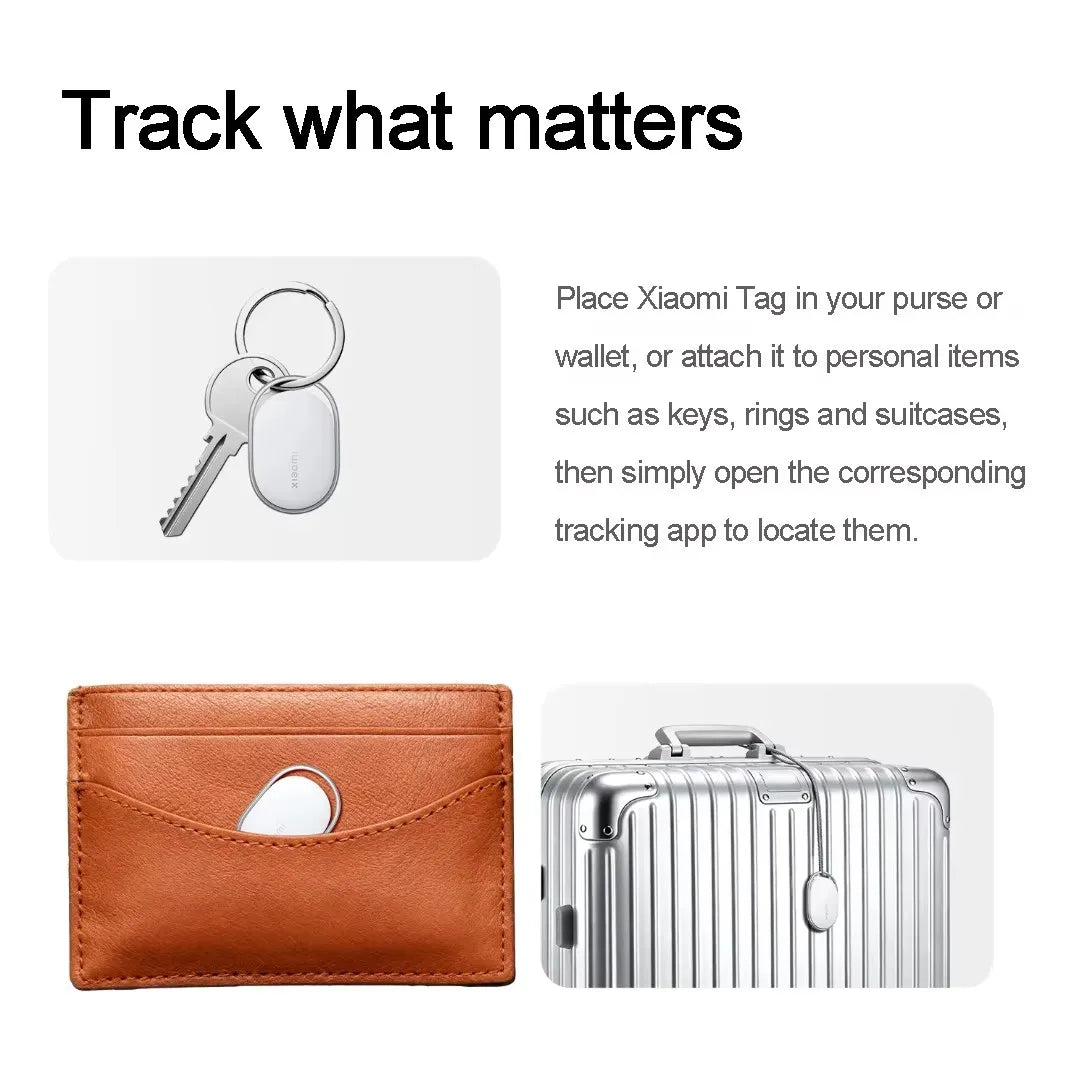 Xiaomi Tag 1 Pack Bluetooth 5.4 IP67 Waterproof Compatible with Apple Find My for iPhone Smart Anti Lost Device
