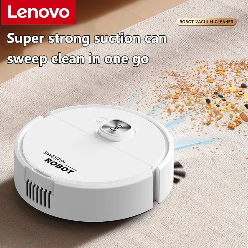 Lenovo 3-in-1 Mini Low Noise Sweeping Robot Intelligent Sweeping Integrated Fully Automatic Cleaning Sweeping for Home Floor