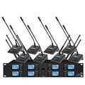 Professional UHF Wireless Microphone, Handheld Lavalier Conference Microphone Suitable for Churches and Stage Performances