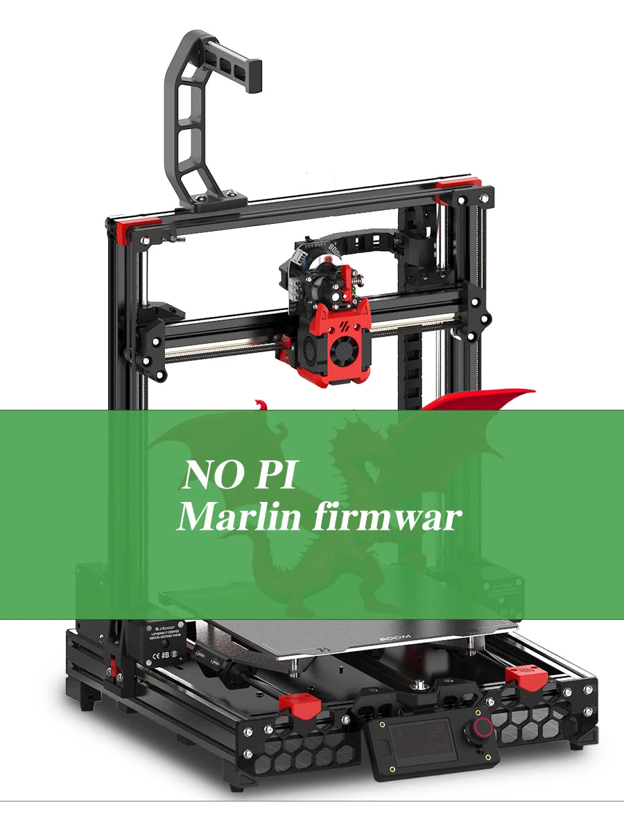 SIBOOR BOOM Kit CoreXZ DIY 3D Printer Full-metal Frame 400mm/s High-speed Printing 3D Printer Assembly Kits 220 X 220 X 220 mm