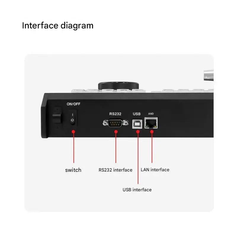 TCHDvideo 8 Channel Instant Replay Controller Keyboard for vMix Sports Live Production Slow Motion USB Video Switching Panel