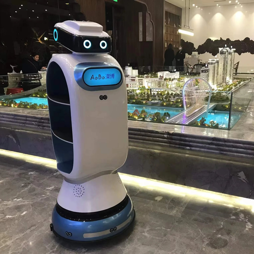 Fully Automatic Intelligent Service Robot museum Exhibition Hall Amusement Park Resort AI Humanoid Service Robot
