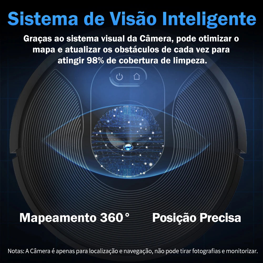 Robot Vacuum Cleaner ABIR X6 PRO ,Visual Navigation,APP Virtual Barrier,6000PA Suction,Smart Home Mop,Floor Carpet Washing Tool