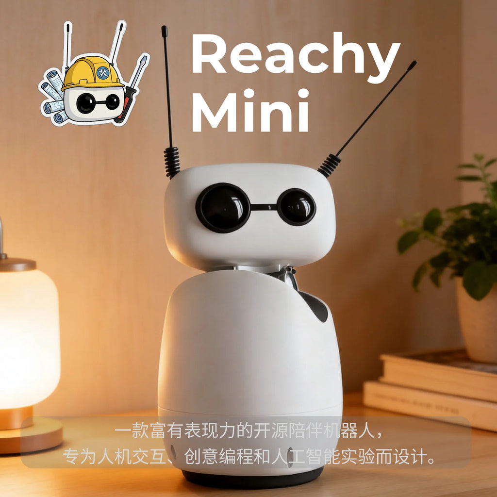 Hugging Face Reachy Mini Smart Robot Human-computer Interaction Robot Creative Programming Artificial Intelligence Precious Gift