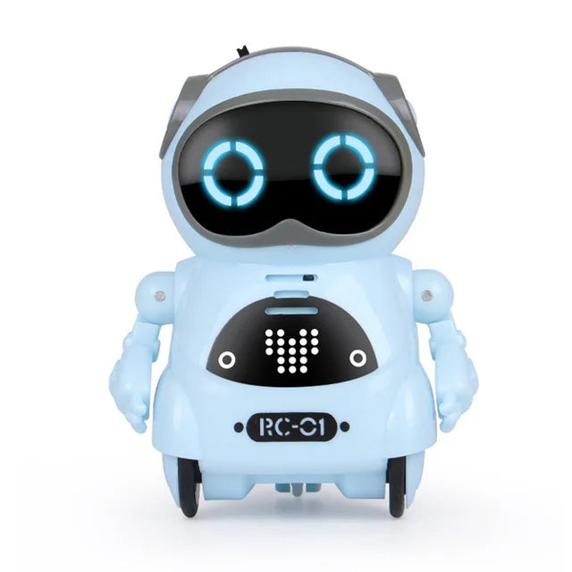 Talking Robot Interactive Dialogue, Voice Recognition Recording, Singing Dancing Storytelling, Mini Smart Early Education Robot.