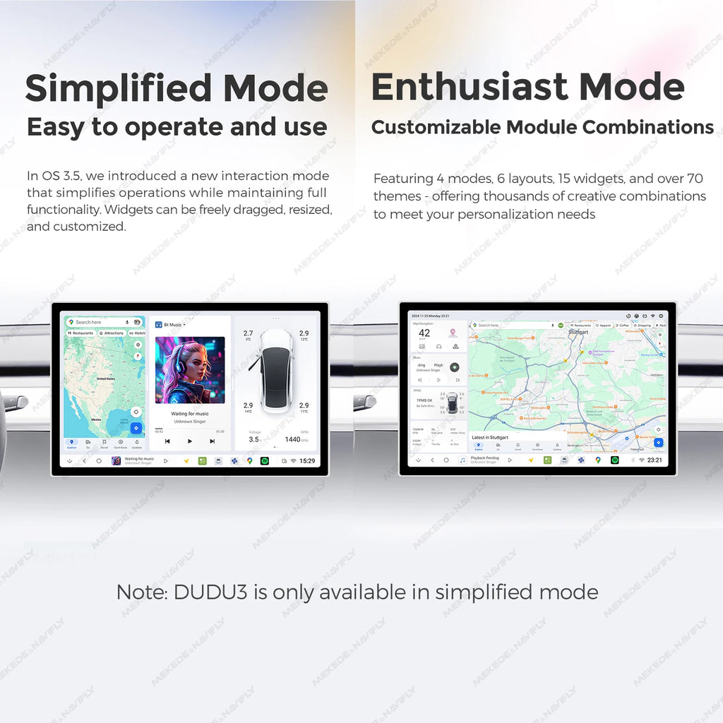 DUDUAUTO DUDU3/4/5/6/7 9.5/10.36inch Android 13 Car Radio Multimedia Player Intelligent System universal For Toyota Kia Hyundai