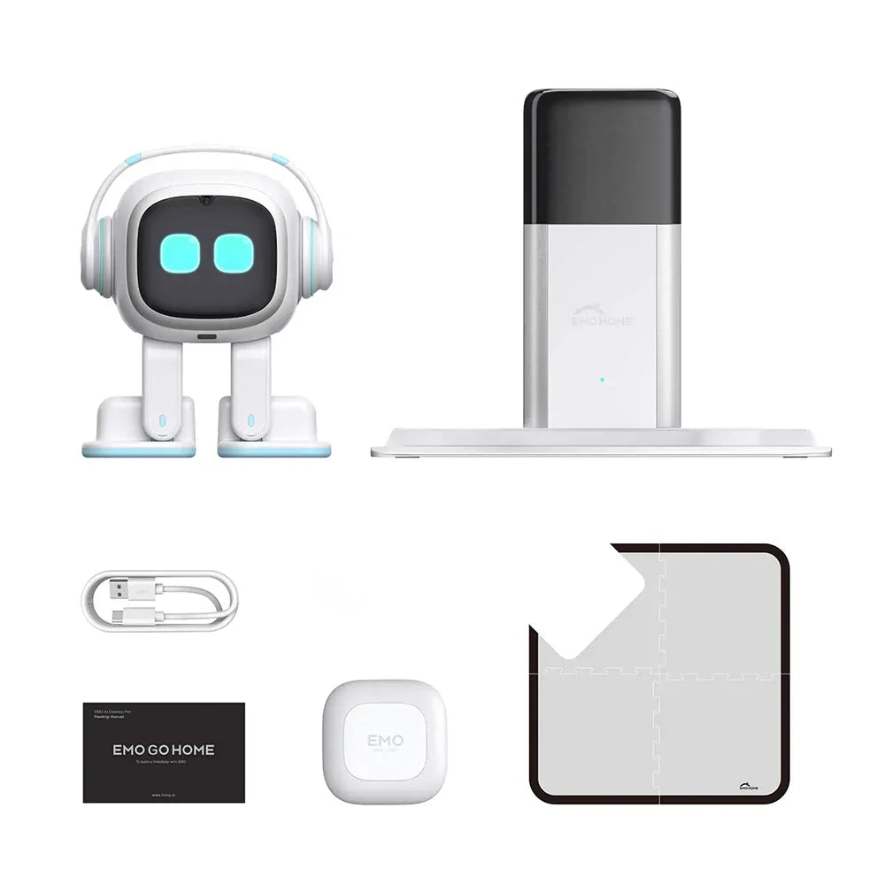 EMO GO HOME EMOPET Smart Robot Electronic Pet Emotional interaction Face Recognition AI Intelligent Robot Desktop Children Gifts