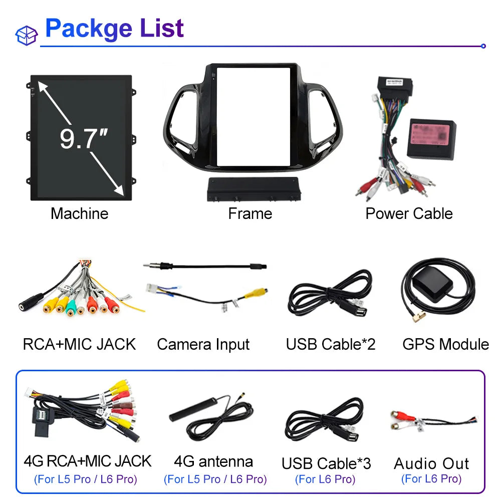 LEHX 2 Din Android 14 8Core  for Jeep Compass 2 MP 2016 - 2019  5G WIFI Car Radio Carplay Auto Stereo GPS DVD Head Unit
