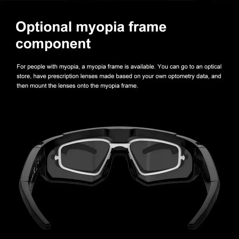 Lenovo AI Smart Glasses 1600W 8K HD Anti-shake Camera Cycling Photo&Video Sport Sunglasses Dual Mic 32GB Windproof Goggles 2026