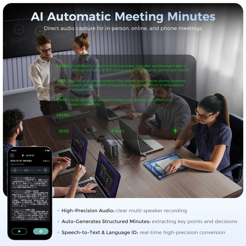 Domars AR Smart Glasses with Display Screen Built-in HD Camera Ring Control AI HUD Privacy Teleprompter Glasses 268-Language