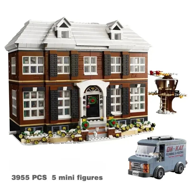 2025 New 3955pcs creative home alone set model decoration Home decorations adult educational toys Christmas gifts