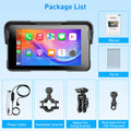 ESSGOO 5 inch Wireless Carplay Motorcycle DVR Navigation GPS Android Auto IPX Display Screen Portable Moto Monitor