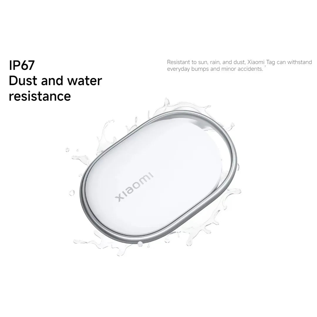 Xiaomi Tag 1 Pack Bluetooth 5.4 IP67 Waterproof Compatible with Apple Find My for iPhone Smart Anti Lost Device