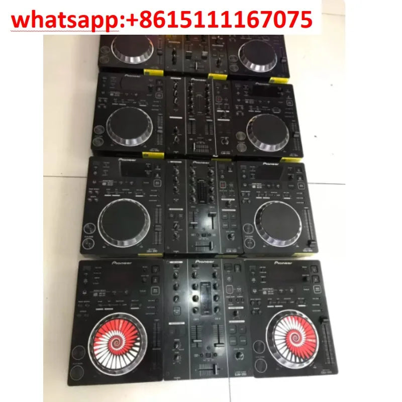 Pioneer CDJ-350 & DJM-350 DJ Set (2 players + 1 mixer), 95% new condition