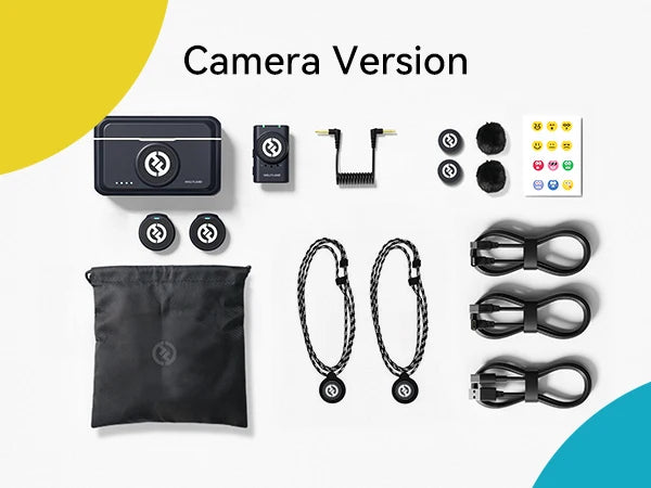 Wireless Lavalier Lark M2 Microphone for iPhone Camera 300m Range Noise Cancellation 30H Battery for Photography Vlog Hollyland