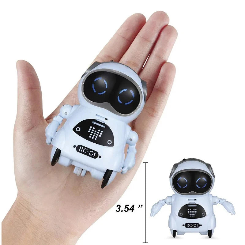 Talking Robot Interactive Dialogue, Voice Recognition Recording, Singing Dancing Storytelling, Mini Smart Early Education Robot.